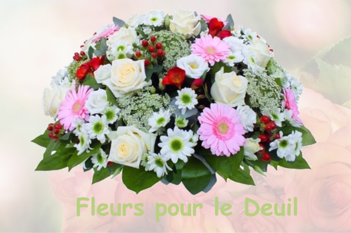 fleurs deuil SAINT-JEURE-D-AY